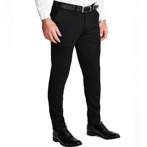 State and Liberty Athletic Fit Suit Pants - Black
